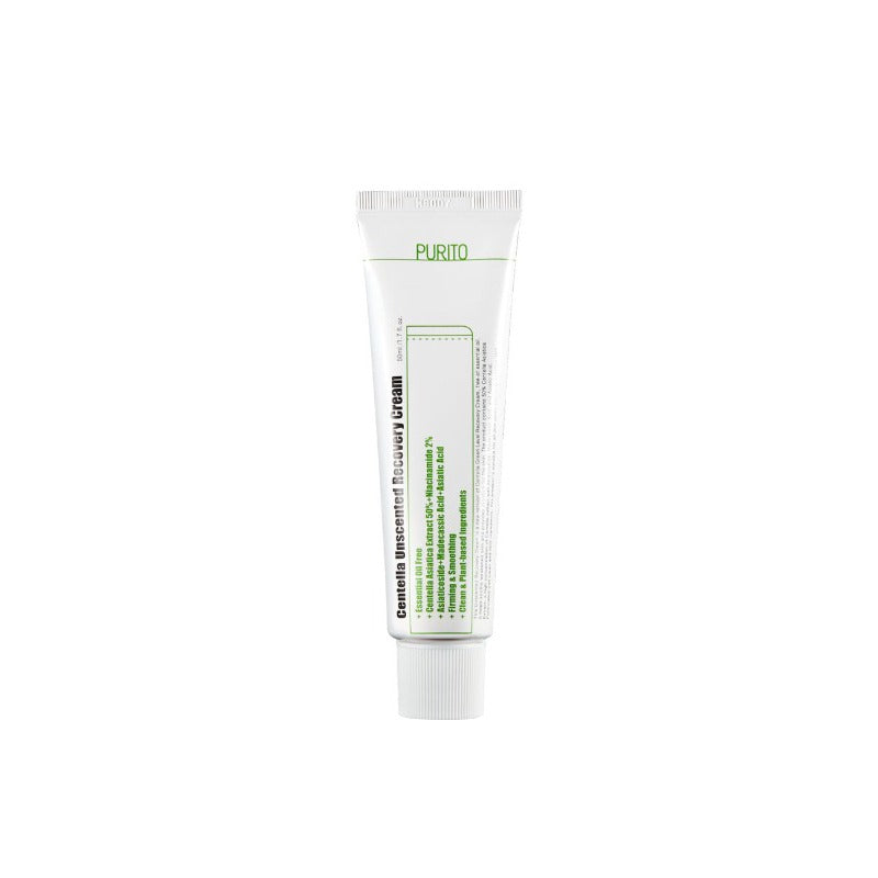 PURITO - Centella Unscented Recovery Cream 50ml – Korean Beautys