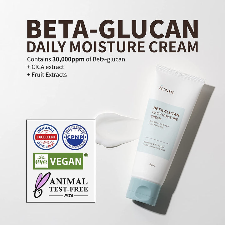 iUNIK - Beta-Glucan Daily Moisture Cream 60ml