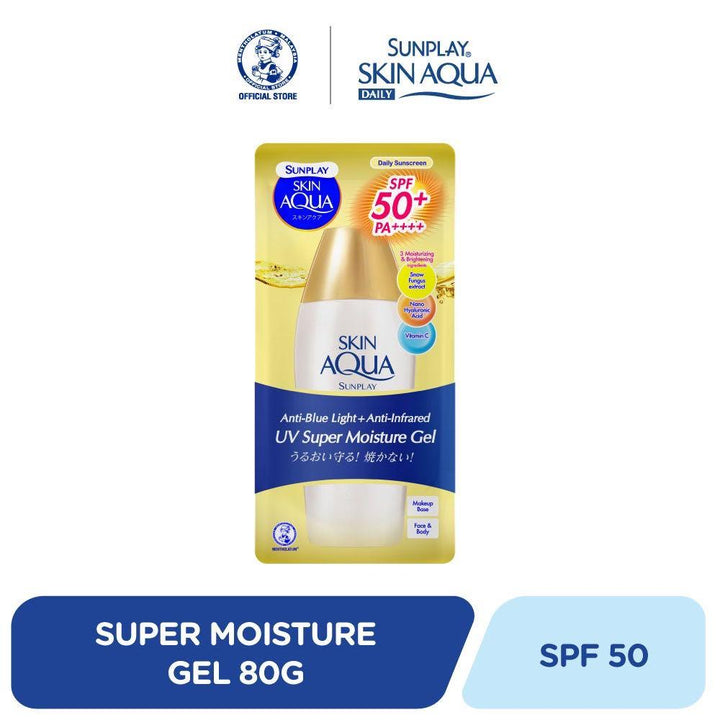 Rohto Mentholatum - Skin Aqua UV Super Moisture Gel SPF 50+ PA++++ 80g